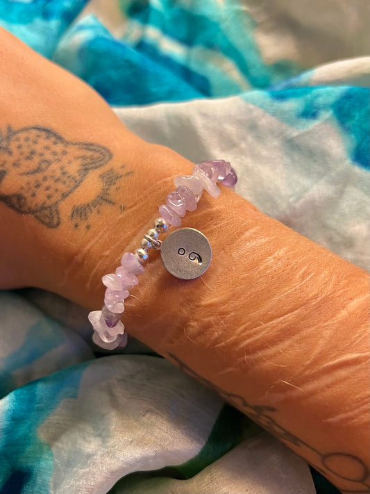 the original lilac cape amethyst suicide prevention bracelet