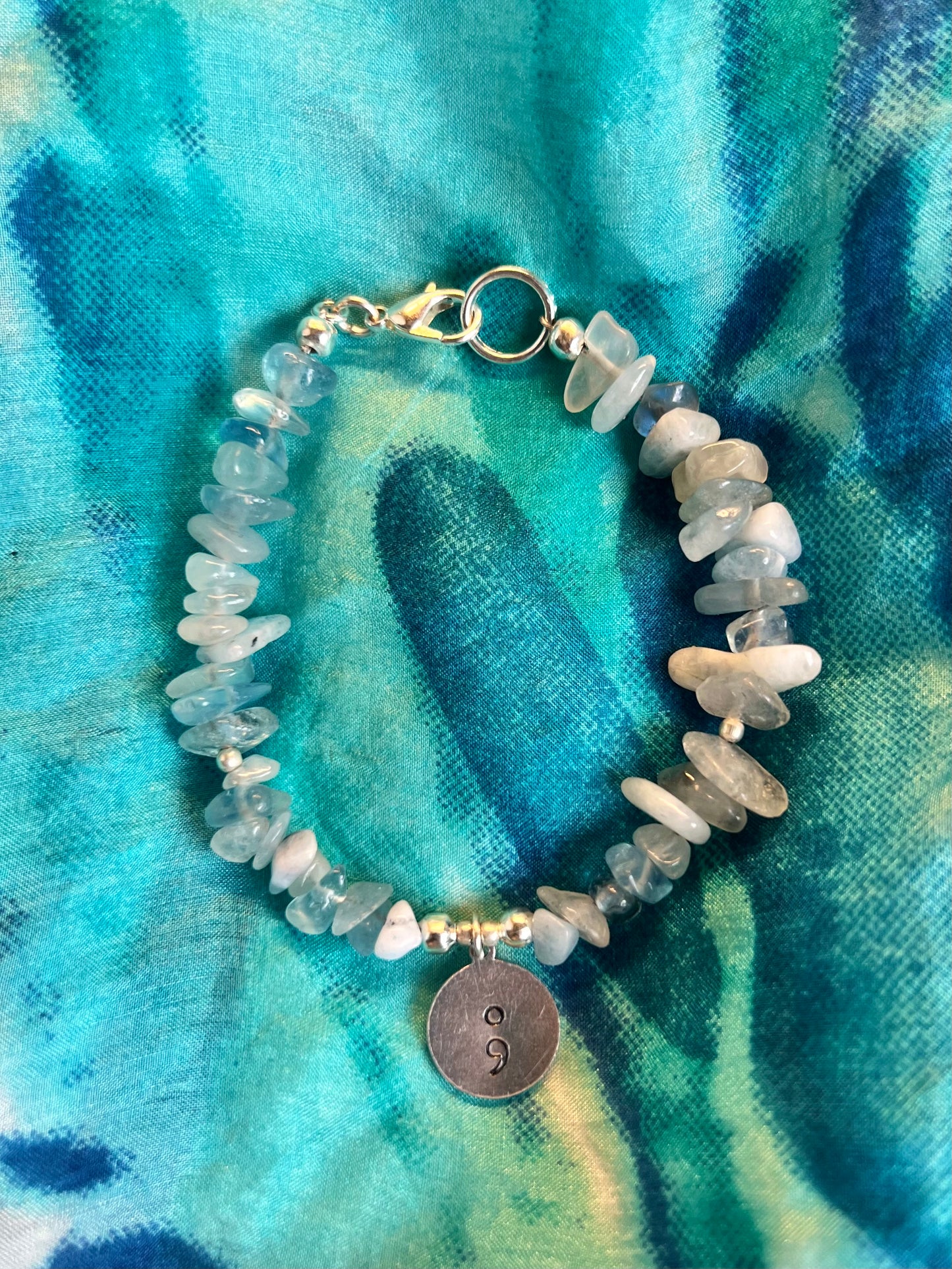 the original aquamarine suicide prevention bracelet