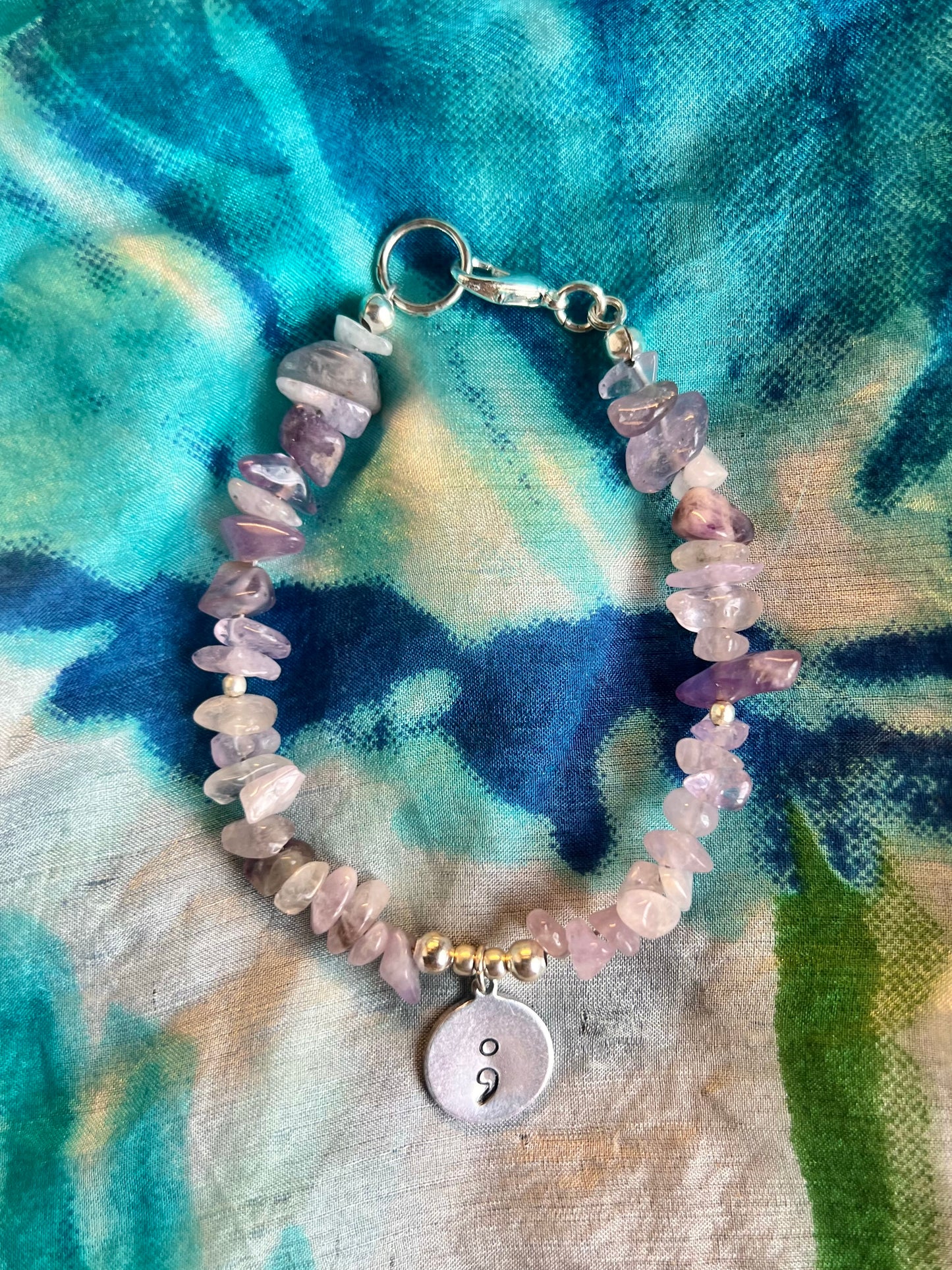 the original lilac cape amethyst suicide prevention bracelet